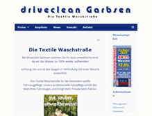 Tablet Screenshot of driveclean-garbsen.de